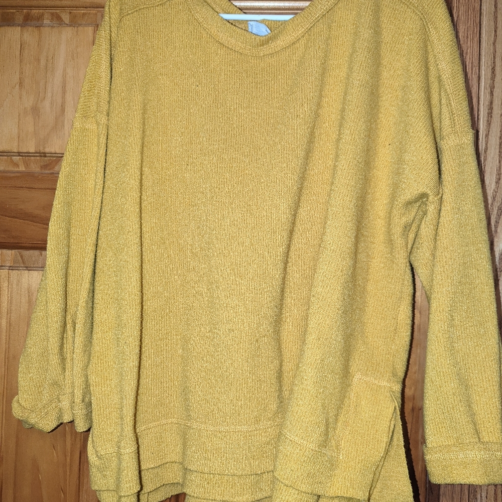 Oversized Mustard Yellow Sweater